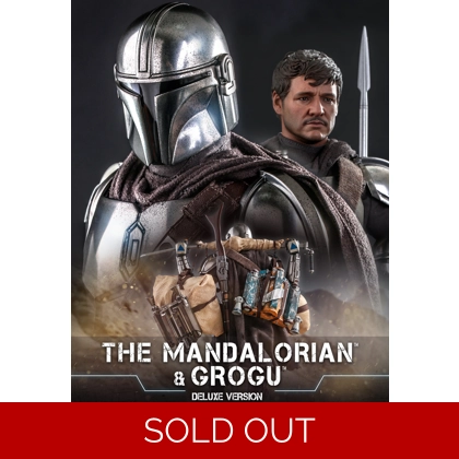 Hot Toys - - The Mandalorian - 1/6th scale The Mandalorian and Grogu Collectible Set (Deluxe Version)